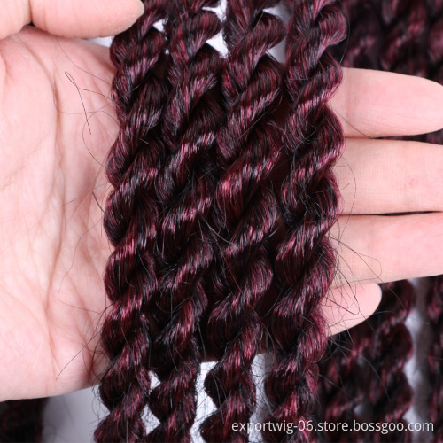 12inch 18inch Twist Crochet Braids hair Senegalese Twist ombre jumbo Crochet Synthetic Braiding Hair Extensions